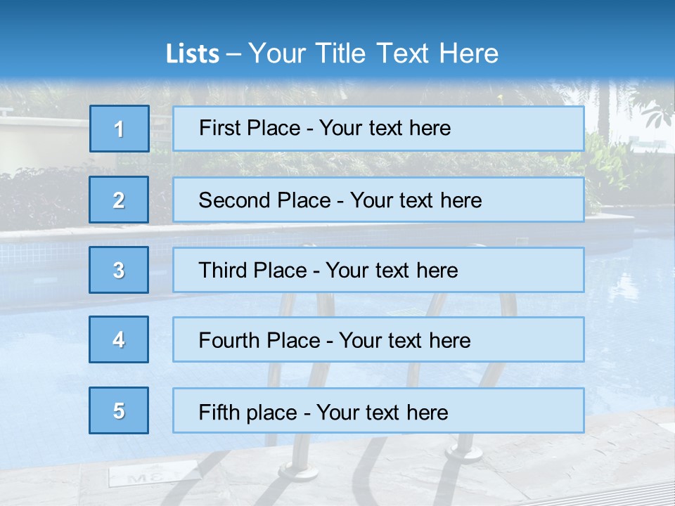 Beach Sport Travel PowerPoint Template
