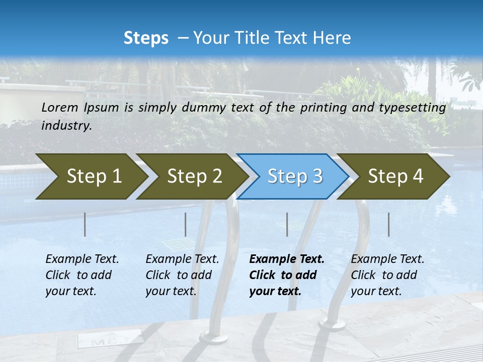 Beach Sport Travel PowerPoint Template