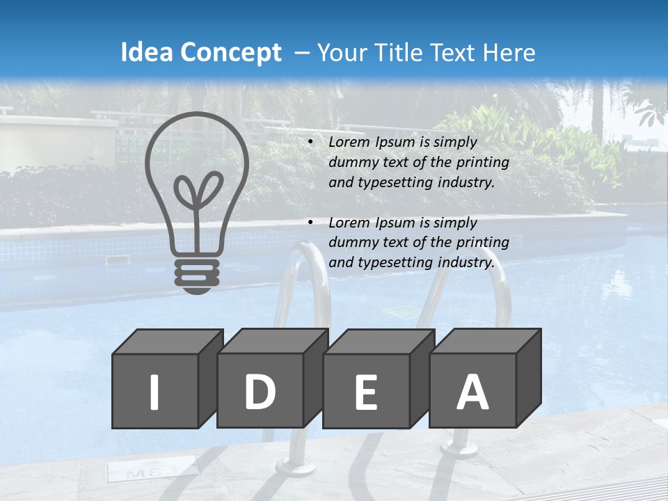 Beach Sport Travel PowerPoint Template