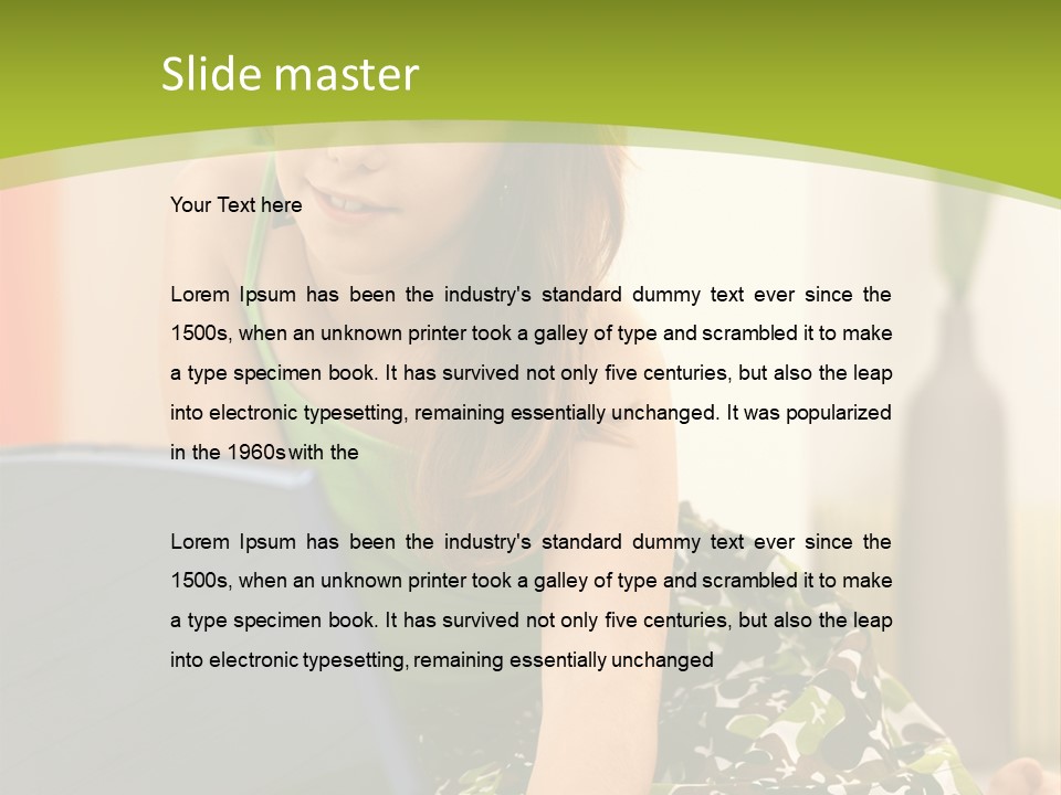 Concentrating Focus Home PowerPoint Template