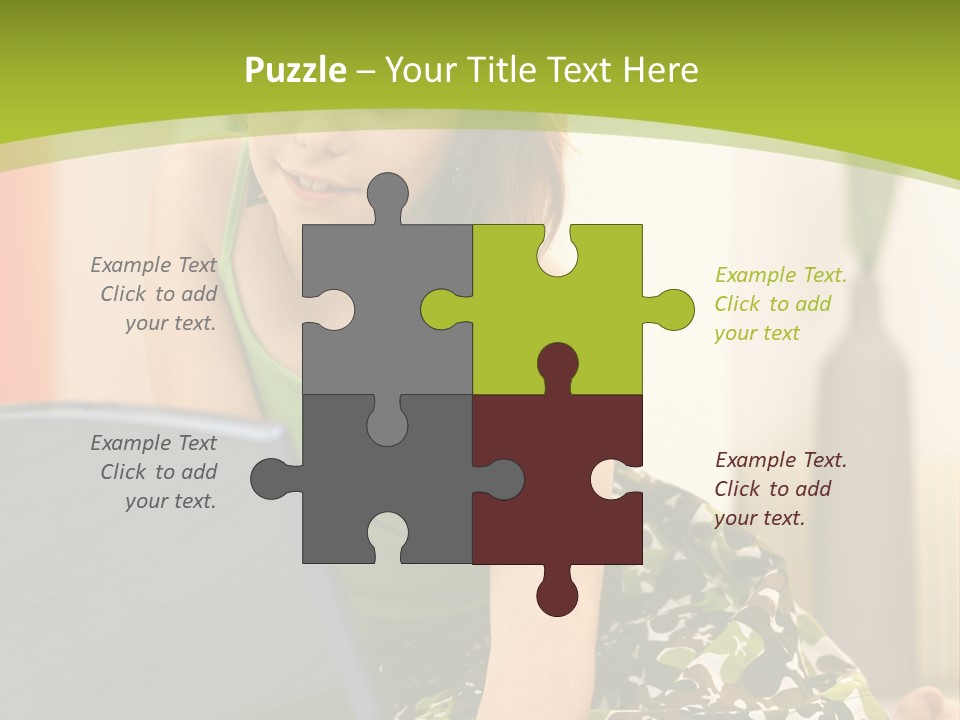 Concentrating Focus Home PowerPoint Template