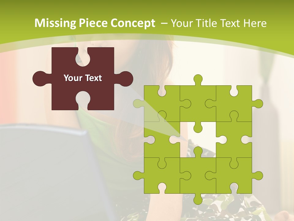 Concentrating Focus Home PowerPoint Template