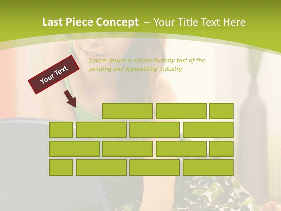 Concentrating Focus Home PowerPoint Template