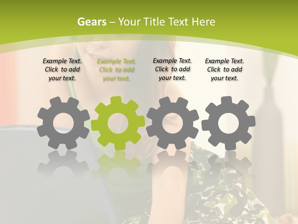 Concentrating Focus Home PowerPoint Template