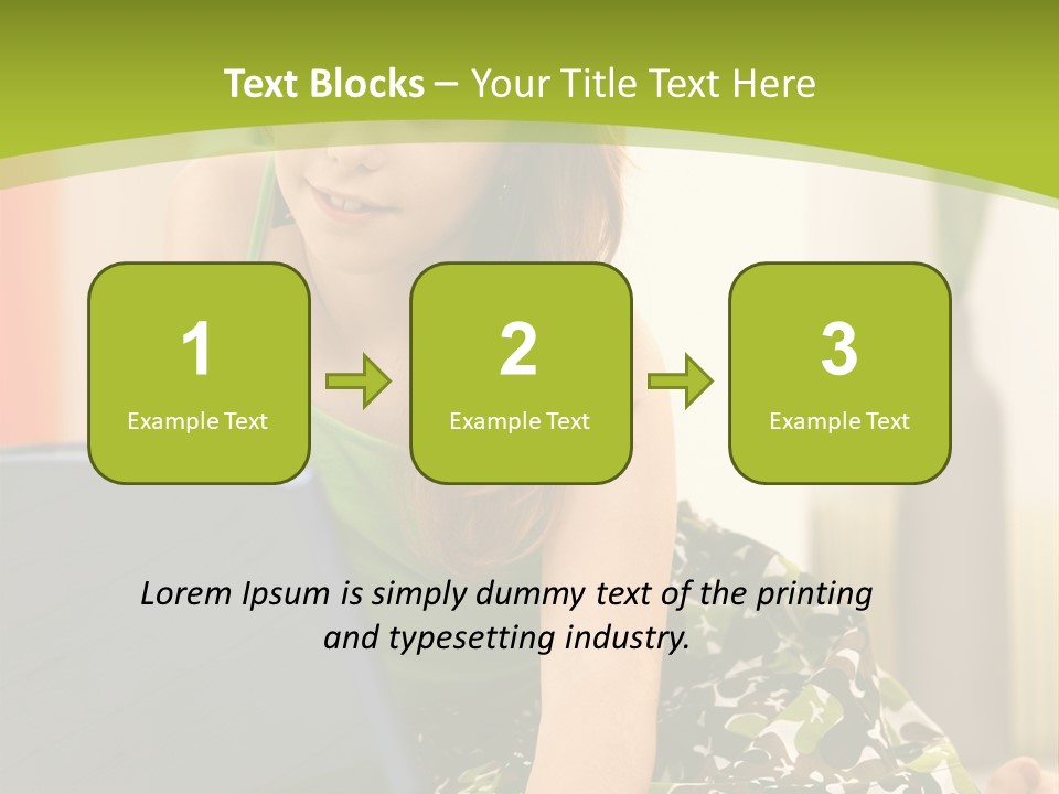Concentrating Focus Home PowerPoint Template