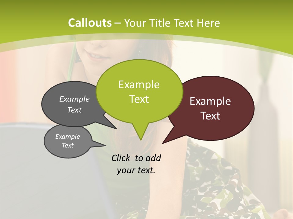Concentrating Focus Home PowerPoint Template