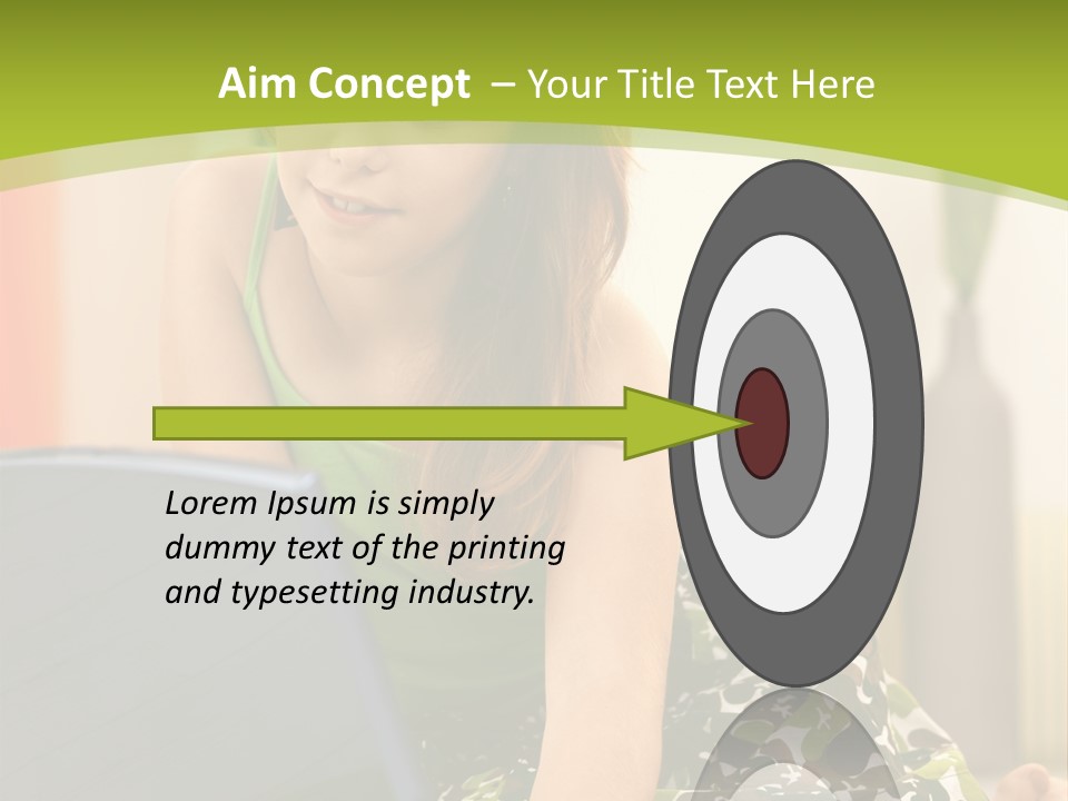 Concentrating Focus Home PowerPoint Template