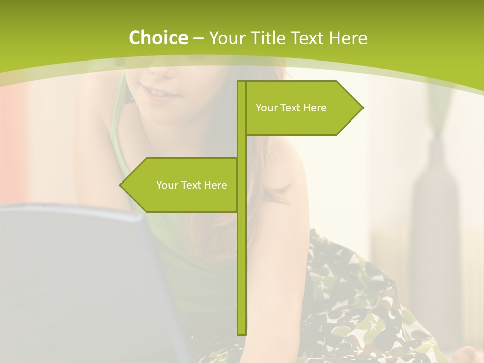 Concentrating Focus Home PowerPoint Template
