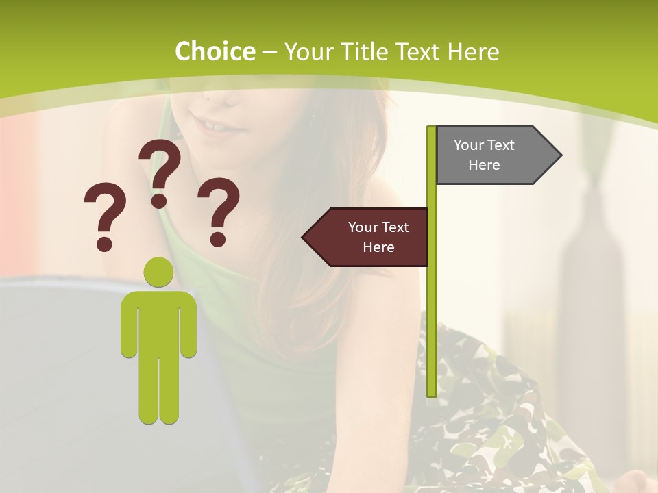 Concentrating Focus Home PowerPoint Template