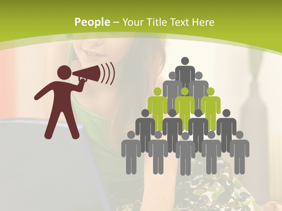 Concentrating Focus Home PowerPoint Template