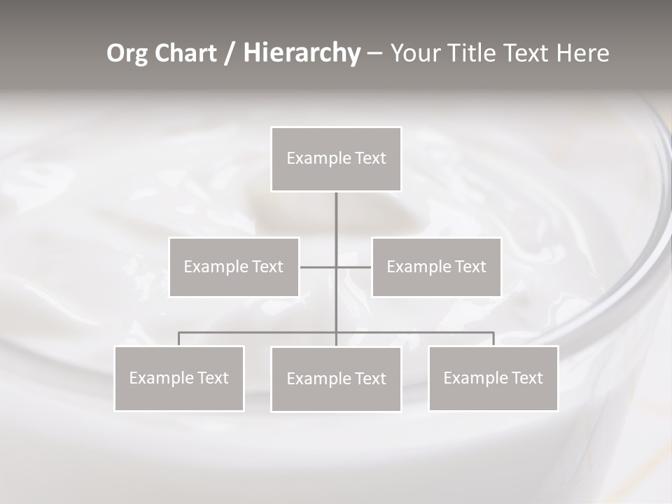 A Glass Of Yogurt With A Spoon In It PowerPoint Template