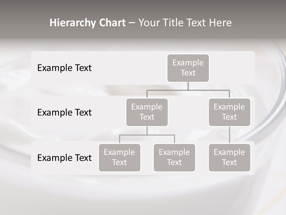 A Glass Of Yogurt With A Spoon In It PowerPoint Template