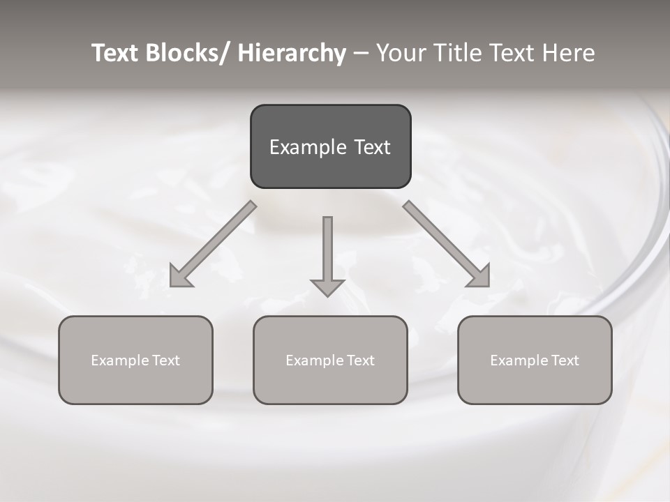 A Glass Of Yogurt With A Spoon In It PowerPoint Template