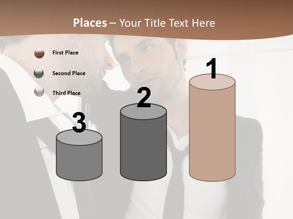 Proud Young Model PowerPoint Template