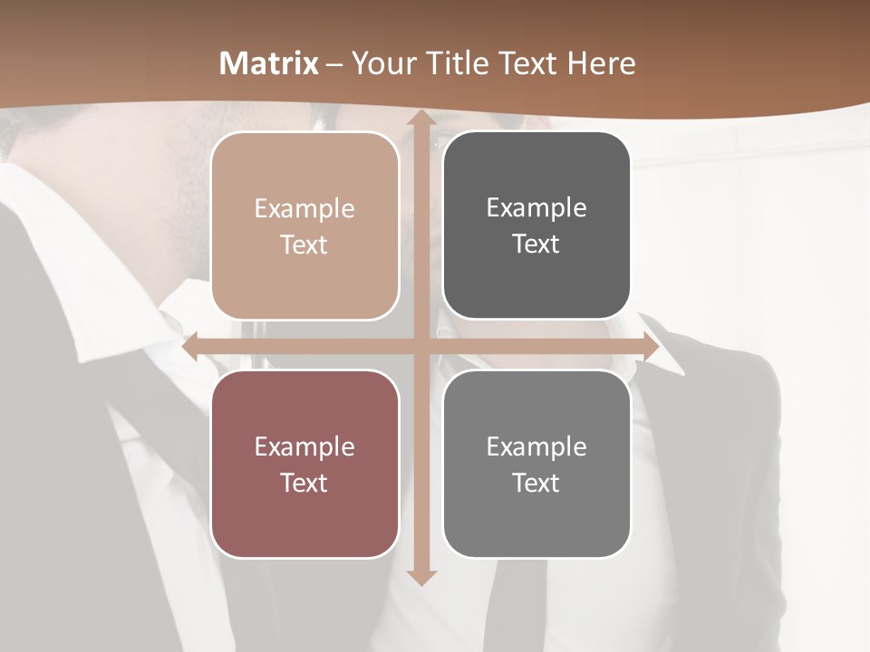 Proud Young Model PowerPoint Template