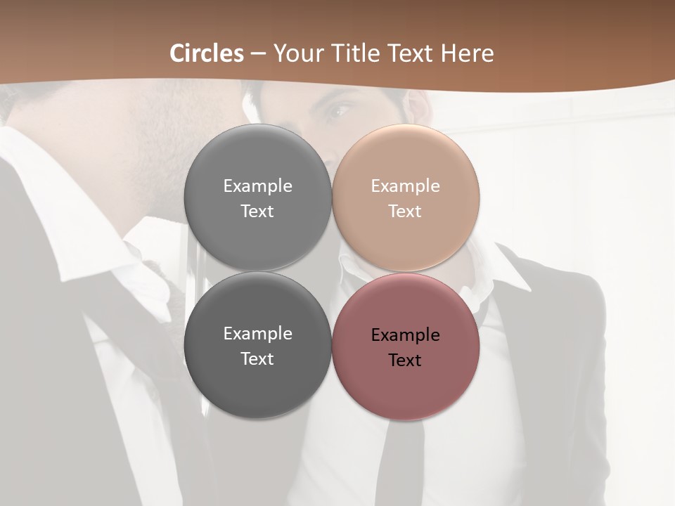 Proud Young Model PowerPoint Template