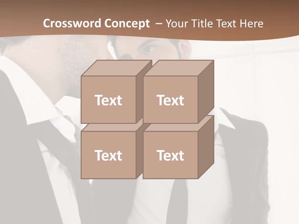 Proud Young Model PowerPoint Template