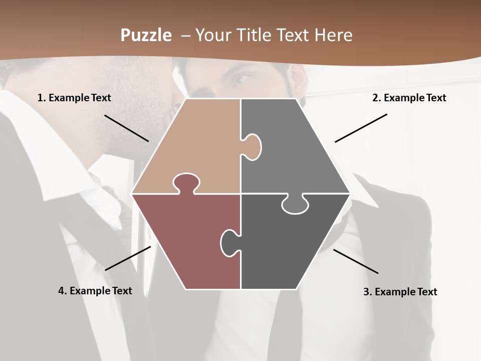 Proud Young Model PowerPoint Template
