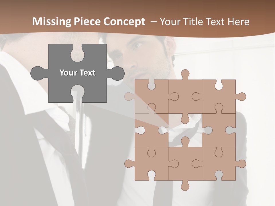 Proud Young Model PowerPoint Template