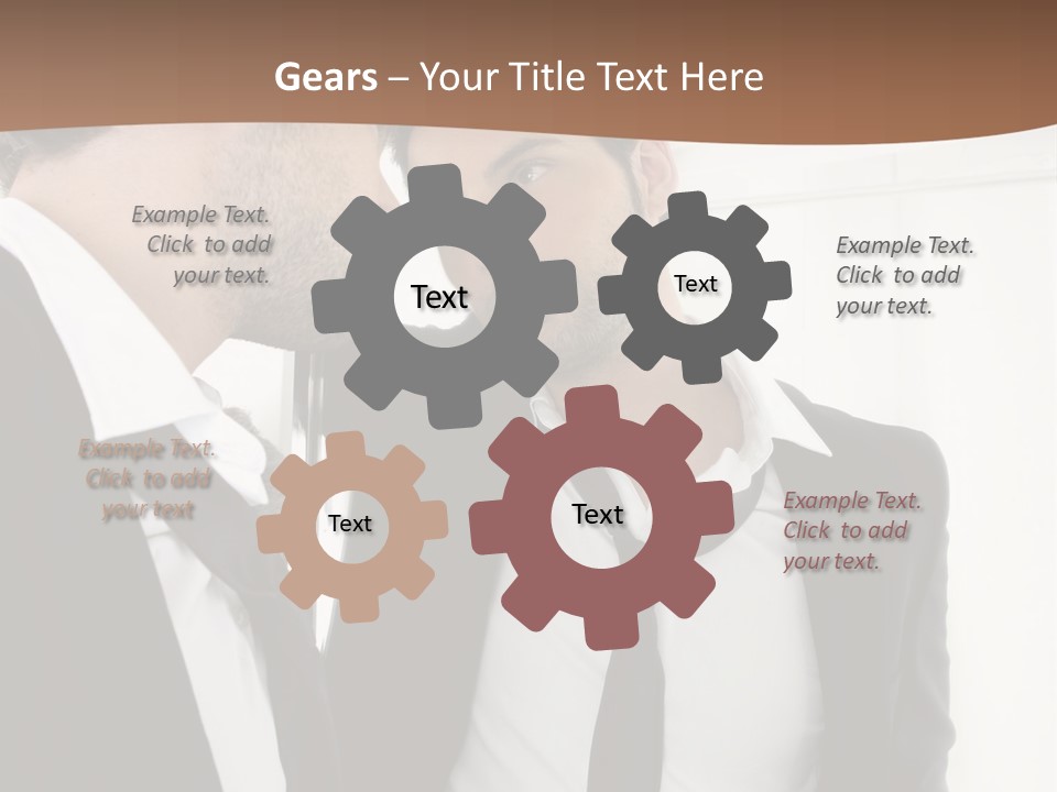 Proud Young Model PowerPoint Template