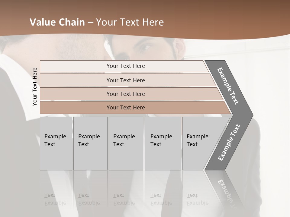 Proud Young Model PowerPoint Template