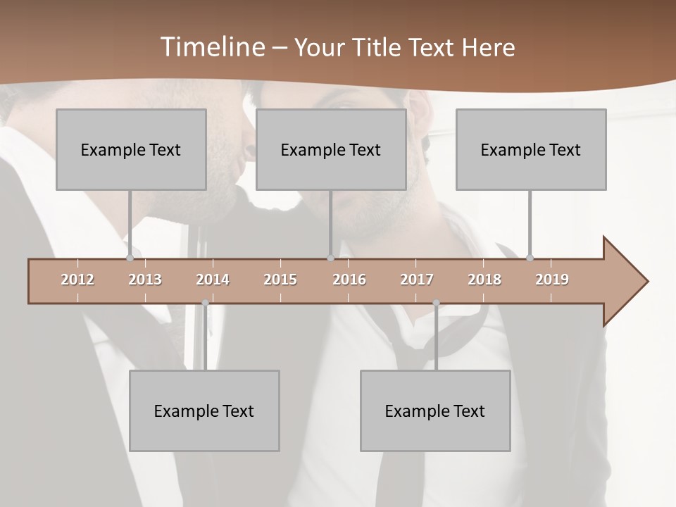 Proud Young Model PowerPoint Template