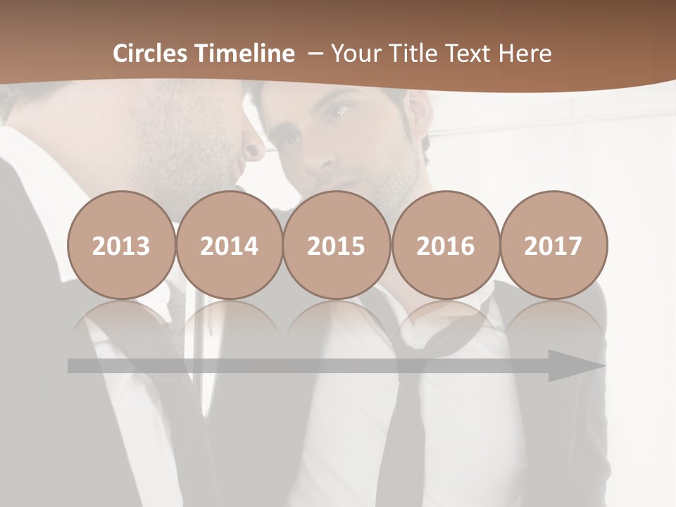 Proud Young Model PowerPoint Template