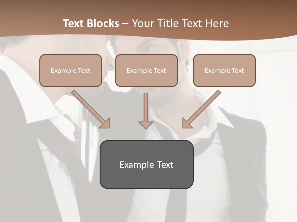 Proud Young Model PowerPoint Template
