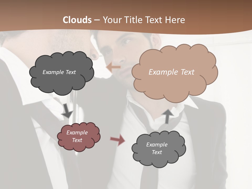 Proud Young Model PowerPoint Template