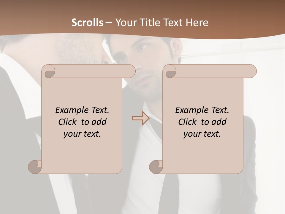 Proud Young Model PowerPoint Template
