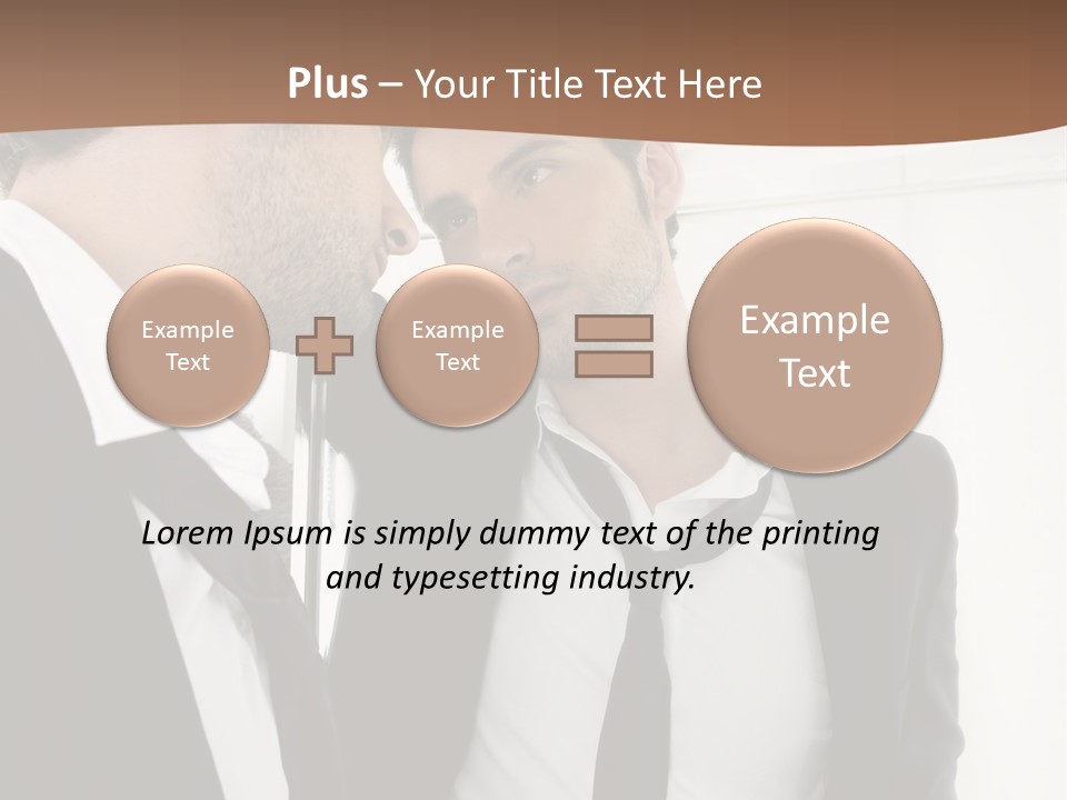 Proud Young Model PowerPoint Template