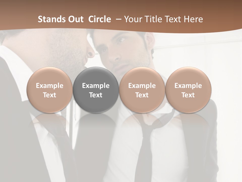 Proud Young Model PowerPoint Template