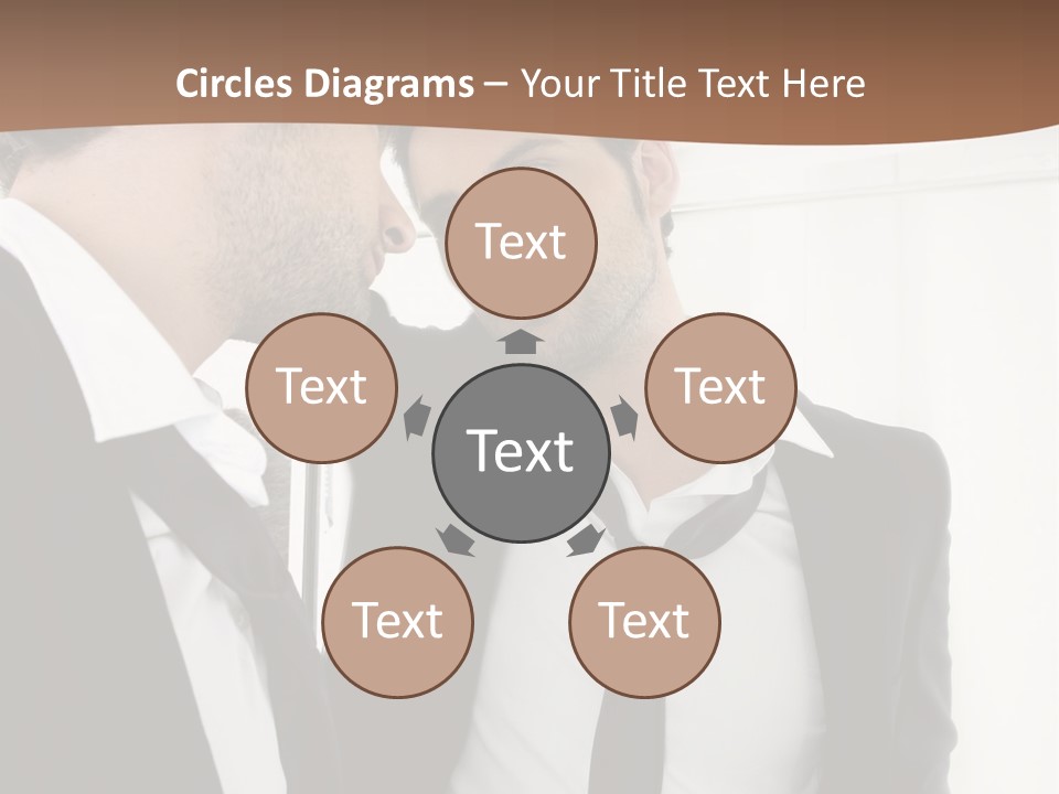 Proud Young Model PowerPoint Template