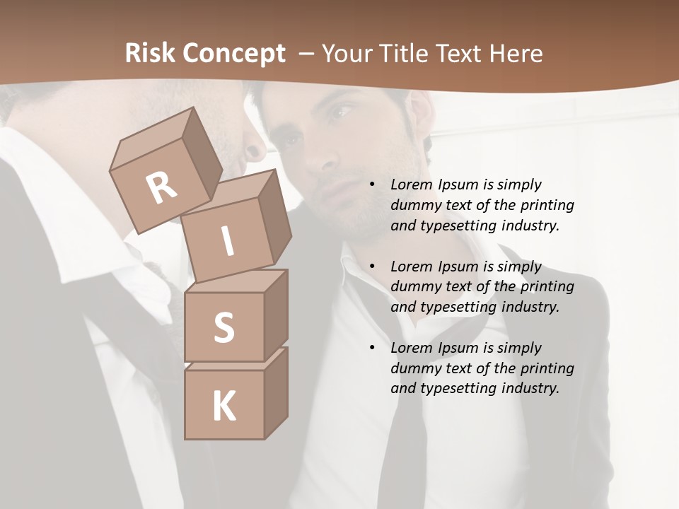 Proud Young Model PowerPoint Template