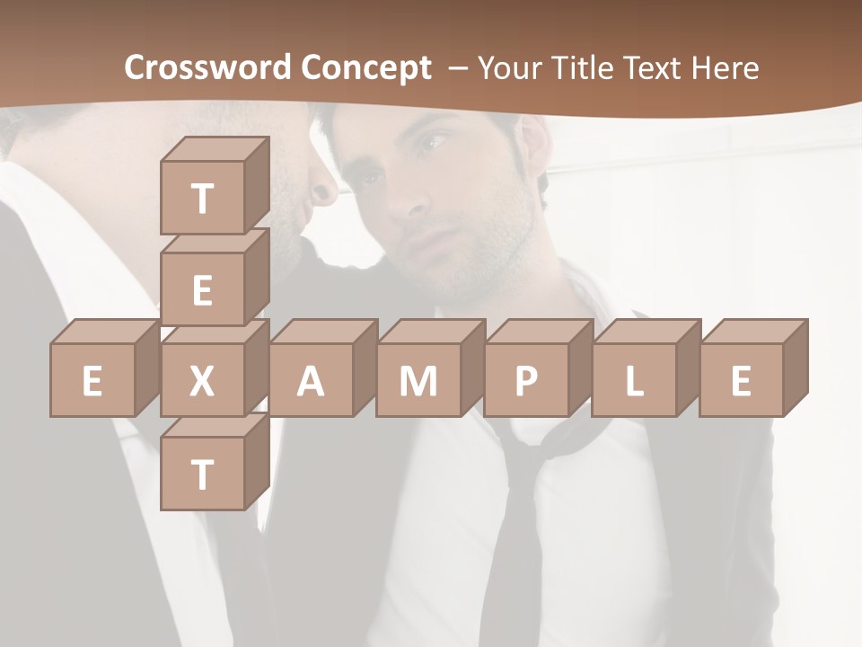 Proud Young Model PowerPoint Template