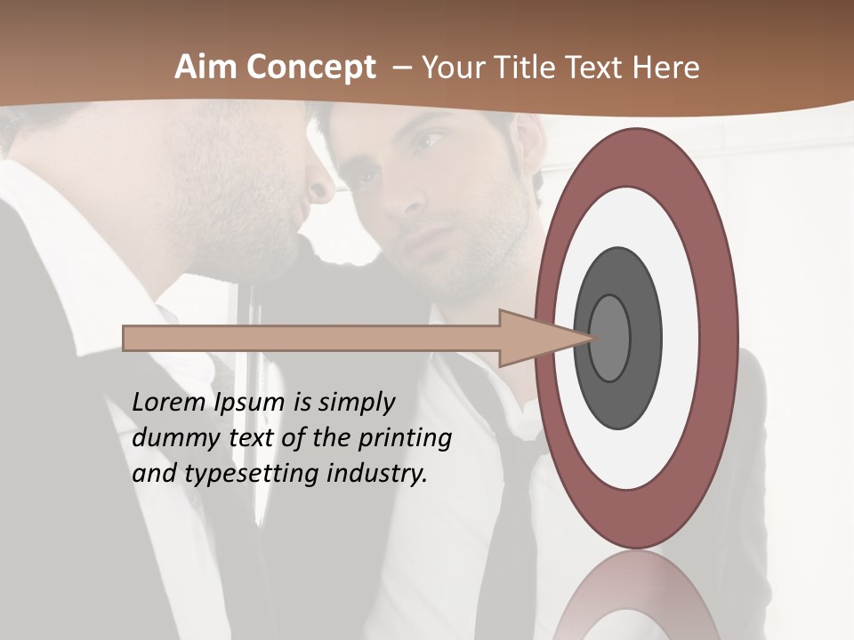 Proud Young Model PowerPoint Template