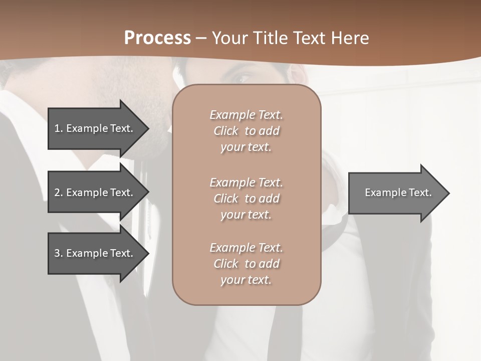 Proud Young Model PowerPoint Template