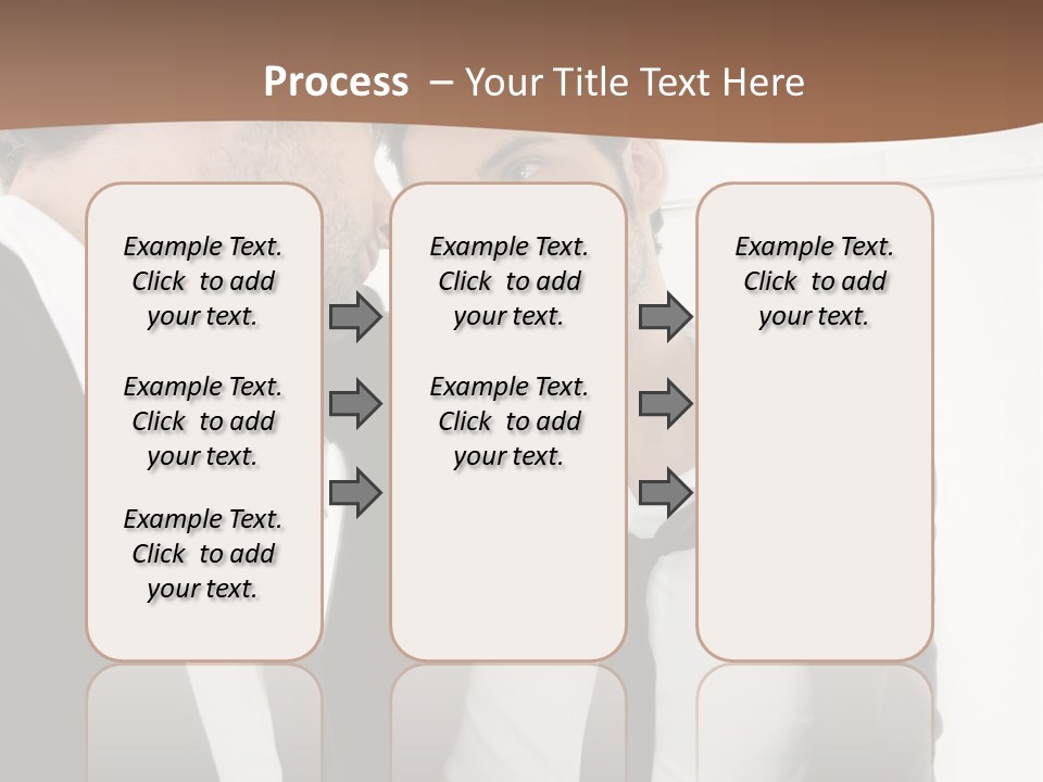 Proud Young Model PowerPoint Template