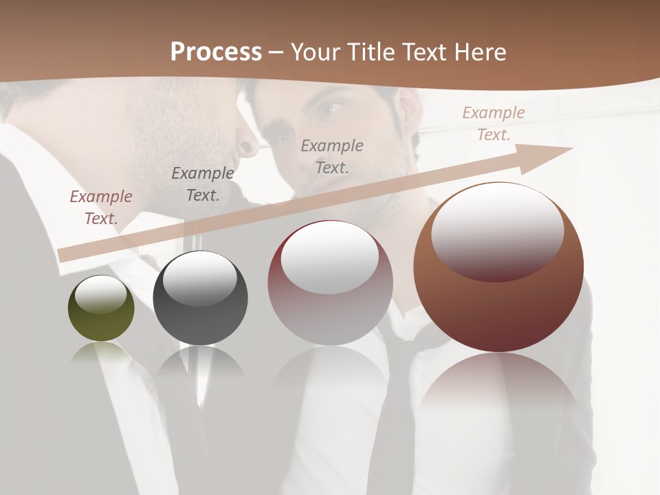 Proud Young Model PowerPoint Template