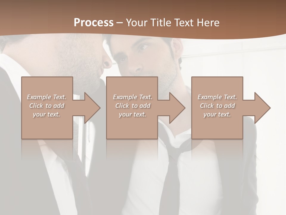 Proud Young Model PowerPoint Template