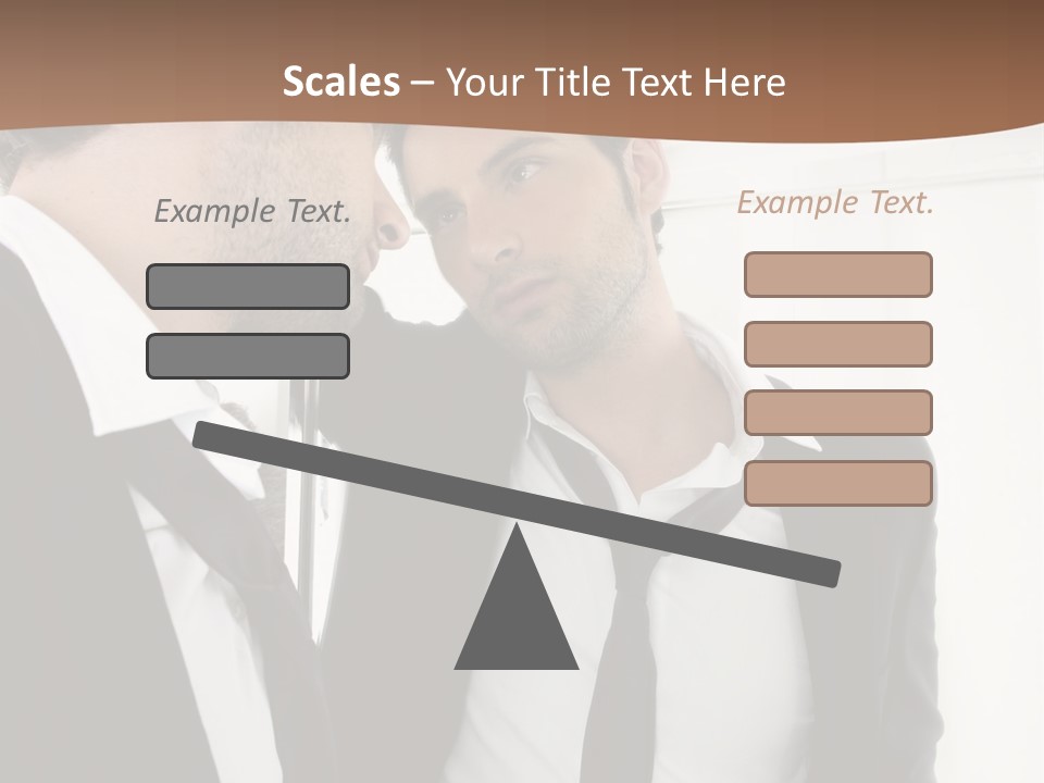 Proud Young Model PowerPoint Template