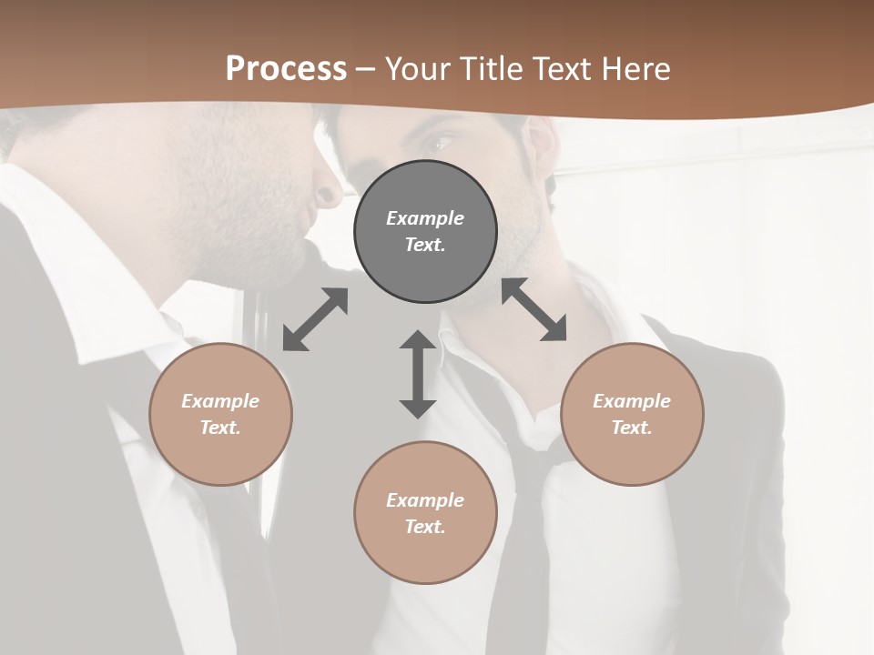 Proud Young Model PowerPoint Template