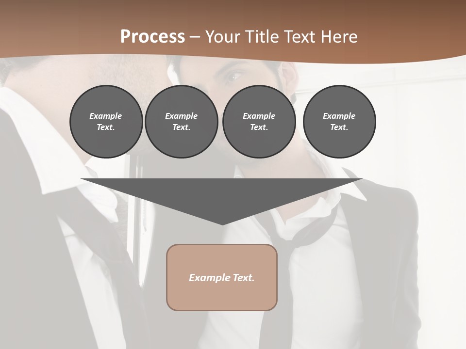 Proud Young Model PowerPoint Template