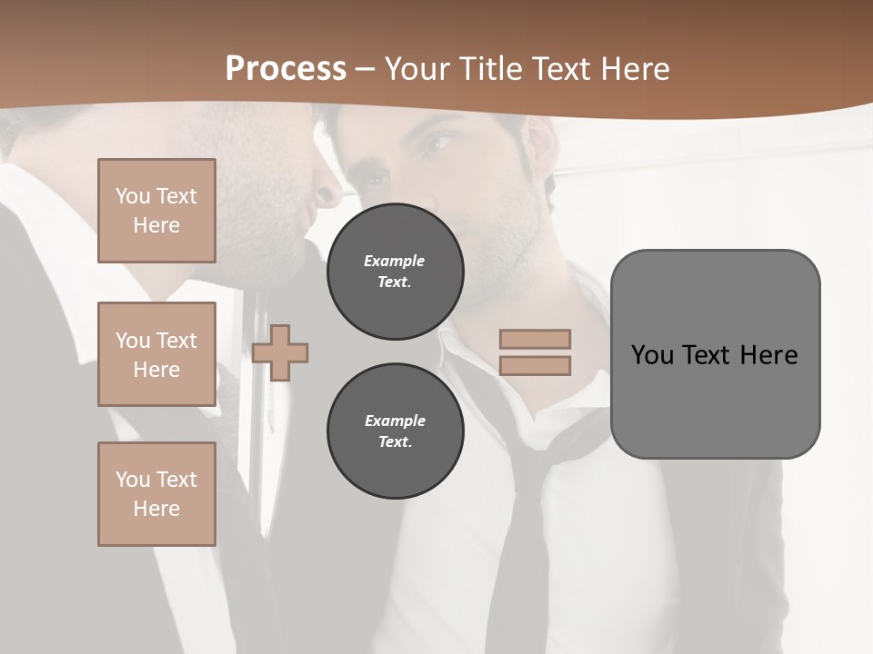 Proud Young Model PowerPoint Template