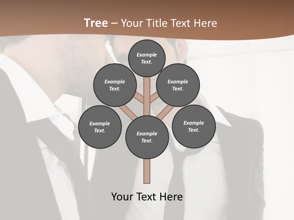 Proud Young Model PowerPoint Template