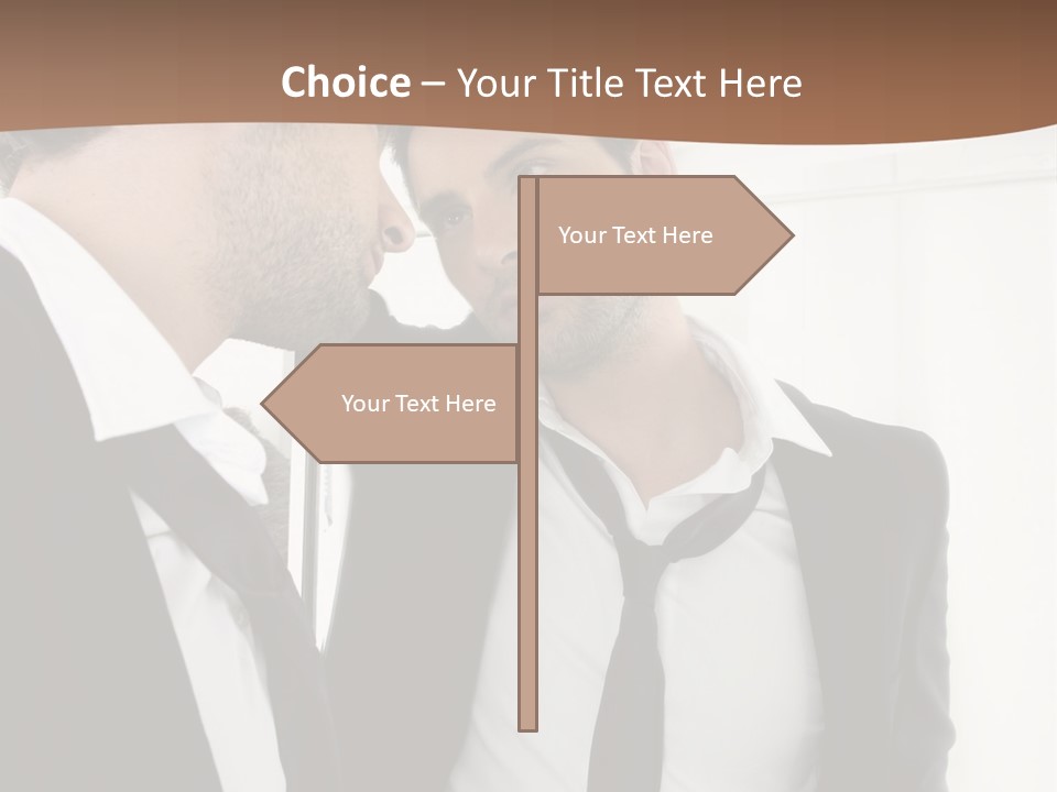 Proud Young Model PowerPoint Template