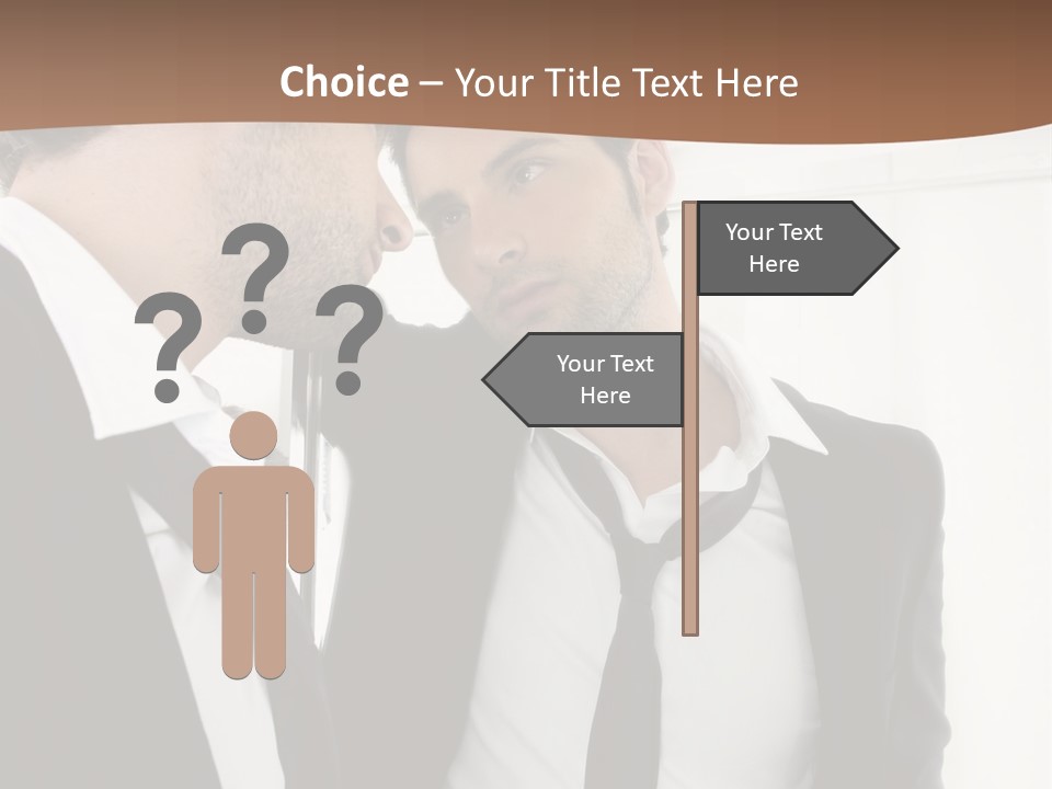 Proud Young Model PowerPoint Template