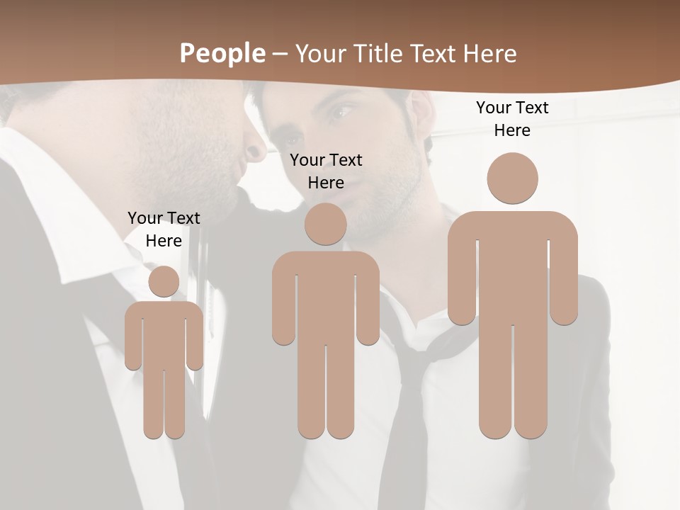 Proud Young Model PowerPoint Template