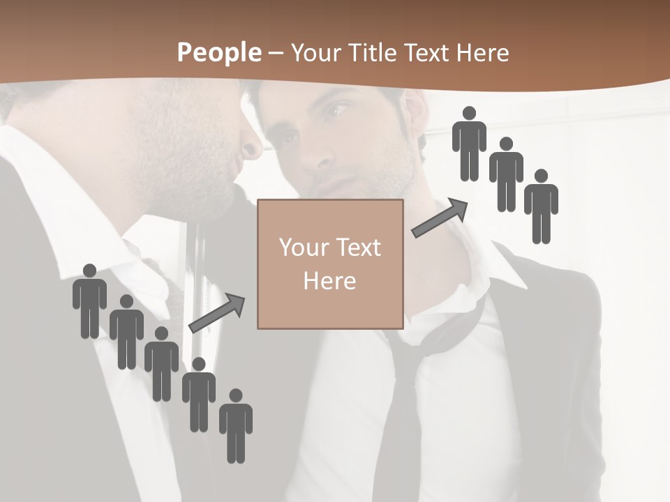 Proud Young Model PowerPoint Template