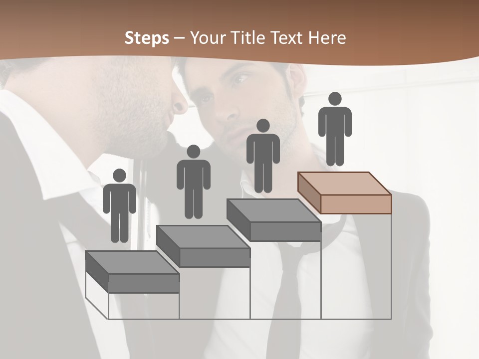 Proud Young Model PowerPoint Template